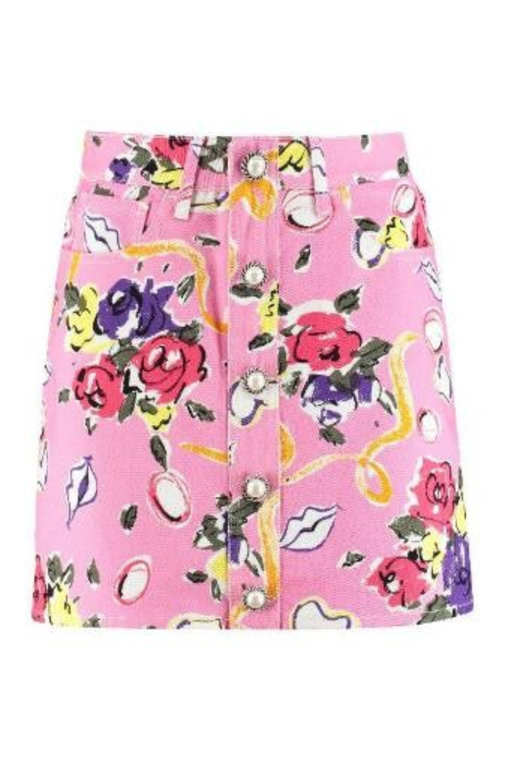 Alessandra Rich Women's Bouclé Knit Mini Skirt in Pink