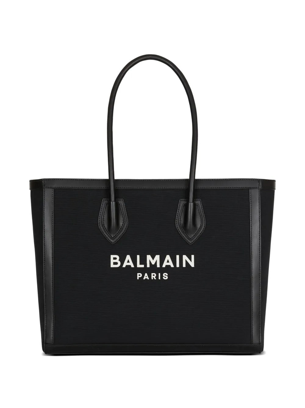 Balmain Army Shopper 42 Logo Tote Bag - Black