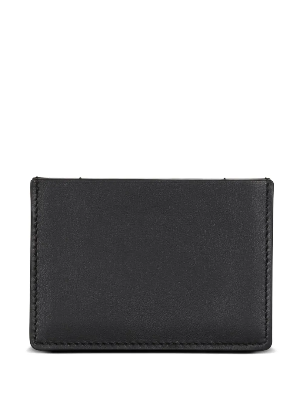 Balmain Black Leather Card Holder