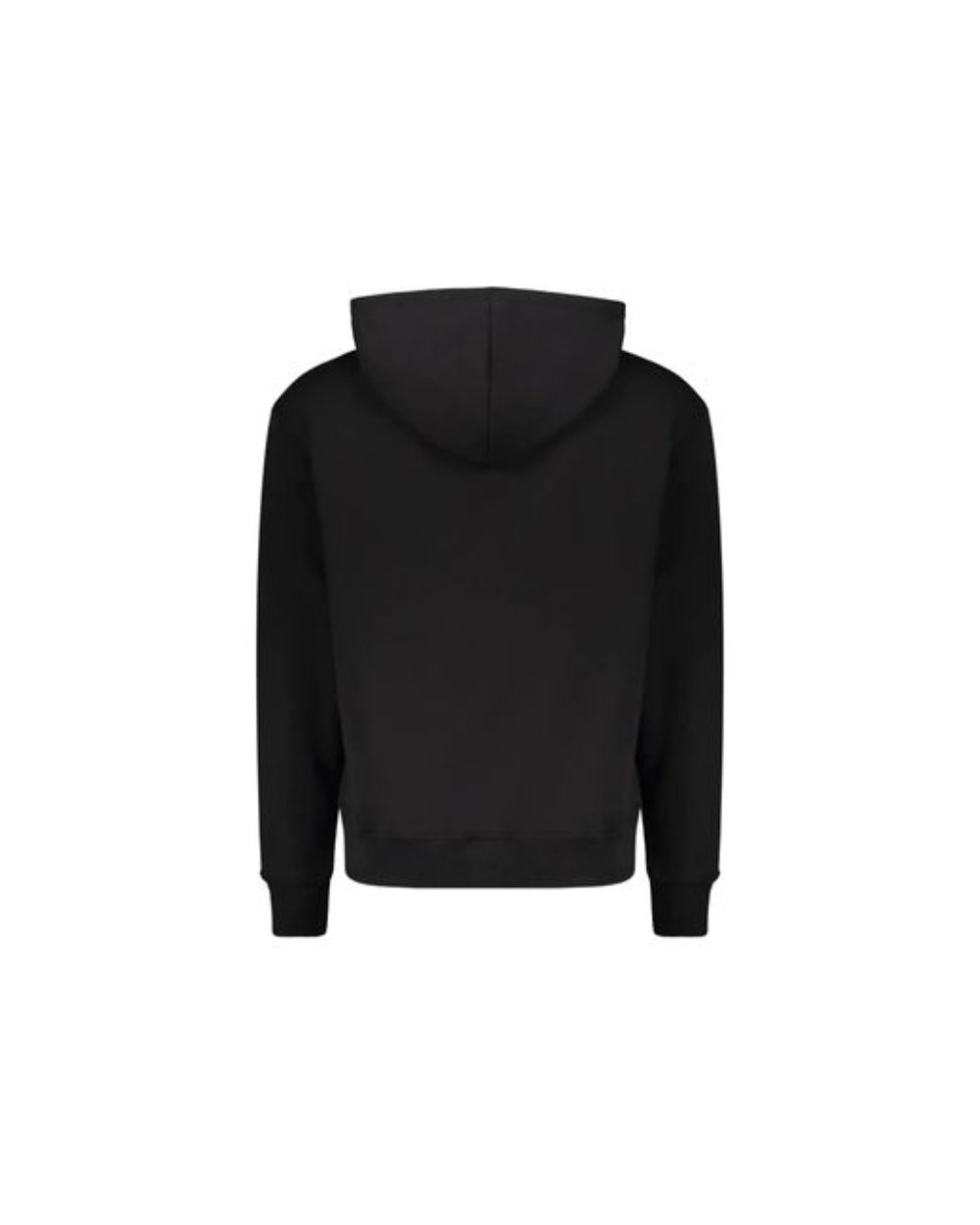 Balmain Black Double Logo Cotton Hoodie