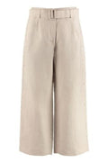 Max Mara Women's Giara Tailored Trousers in Beige – Size 42