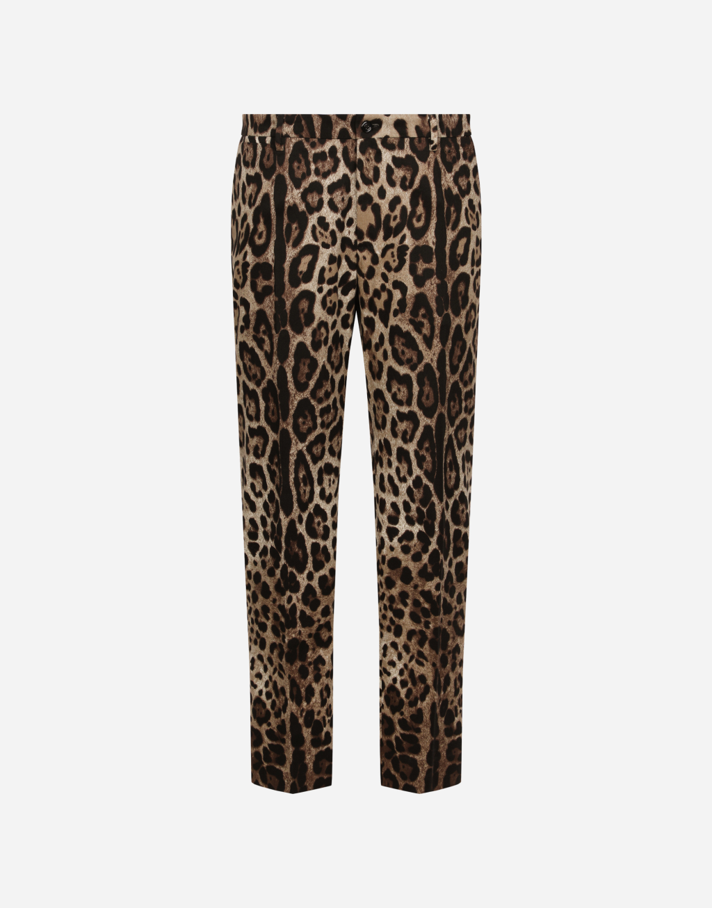 Dolce & Gabbana Men's Tailored Leopard Trousers Pants – Size 50