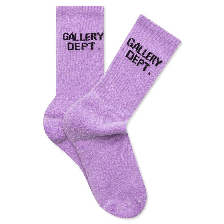 Gallery Dept. Clean Socks - Fluorescent Purple