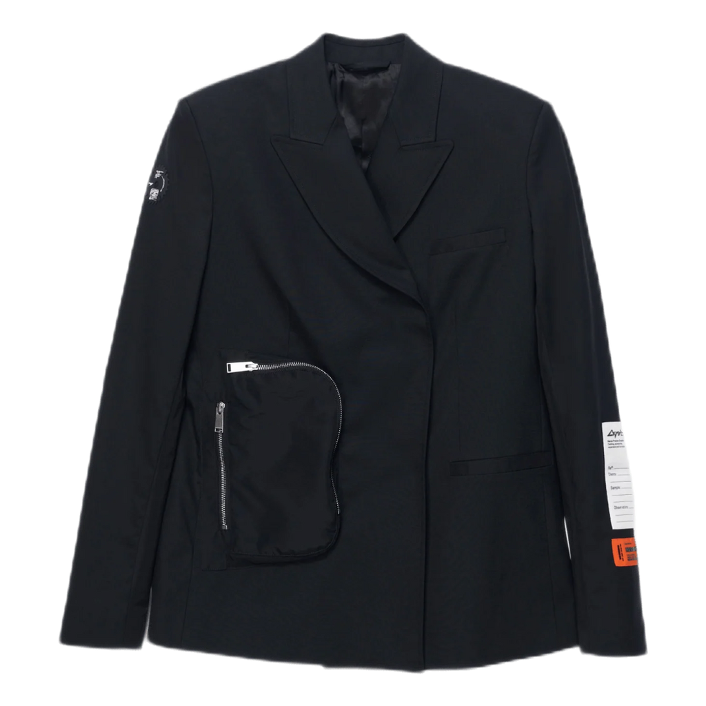Heron Preston Women's Signature Utility Jacket in Black – Size 40