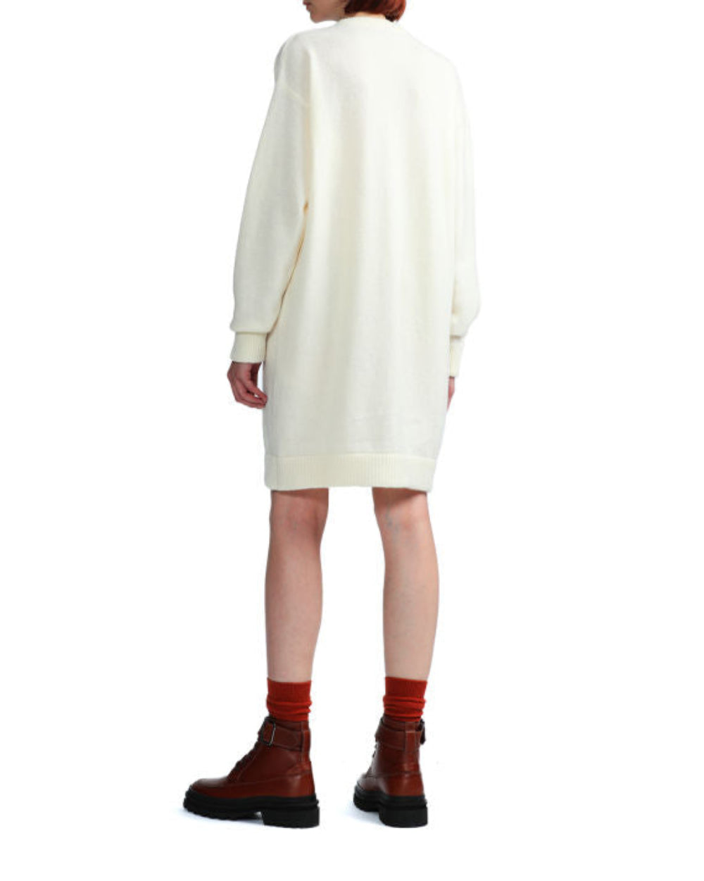 IRENEISGOOD Women's Graphic Sweater in White – Size XS