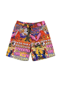 Neil Barrett Men's Multicolored Collage Shorts
