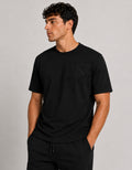 Armani EA7 Black Zig Zag T Shirt
