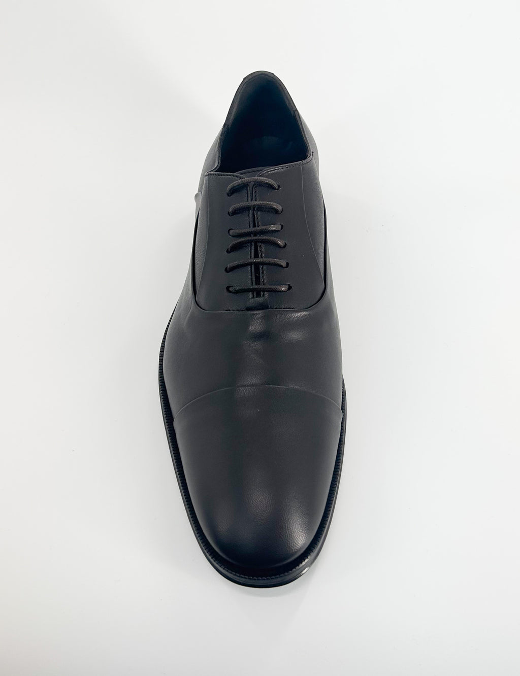 Bruno Magli Locascio Dark Brown Leather Lace-Up Dress Shoes