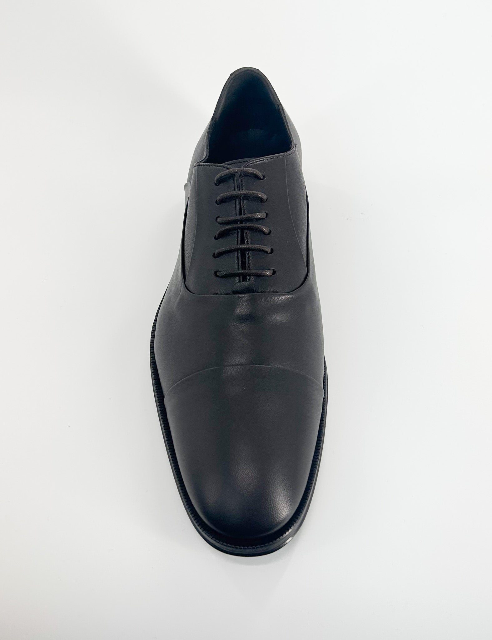 Bruno Magli Locascio Dark Brown Leather Lace-Up Dress Shoes