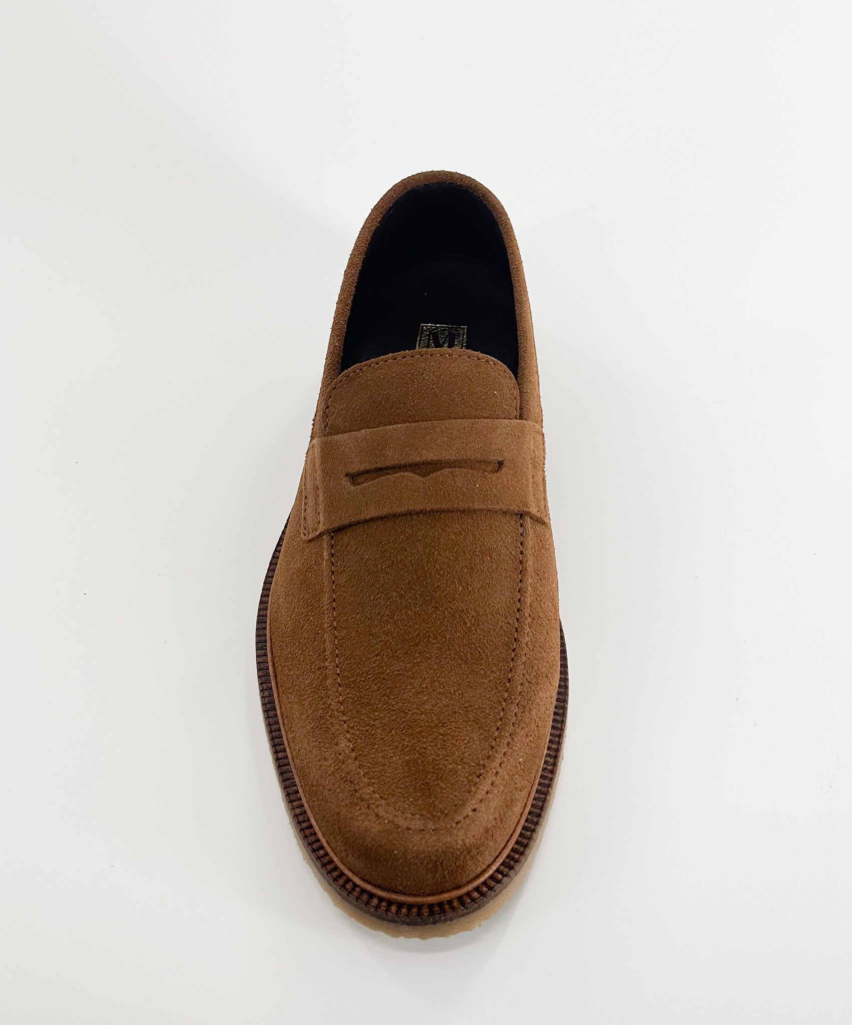 M BY BRUNO MAGLI Carmelo Suede Leather Penny Loafers