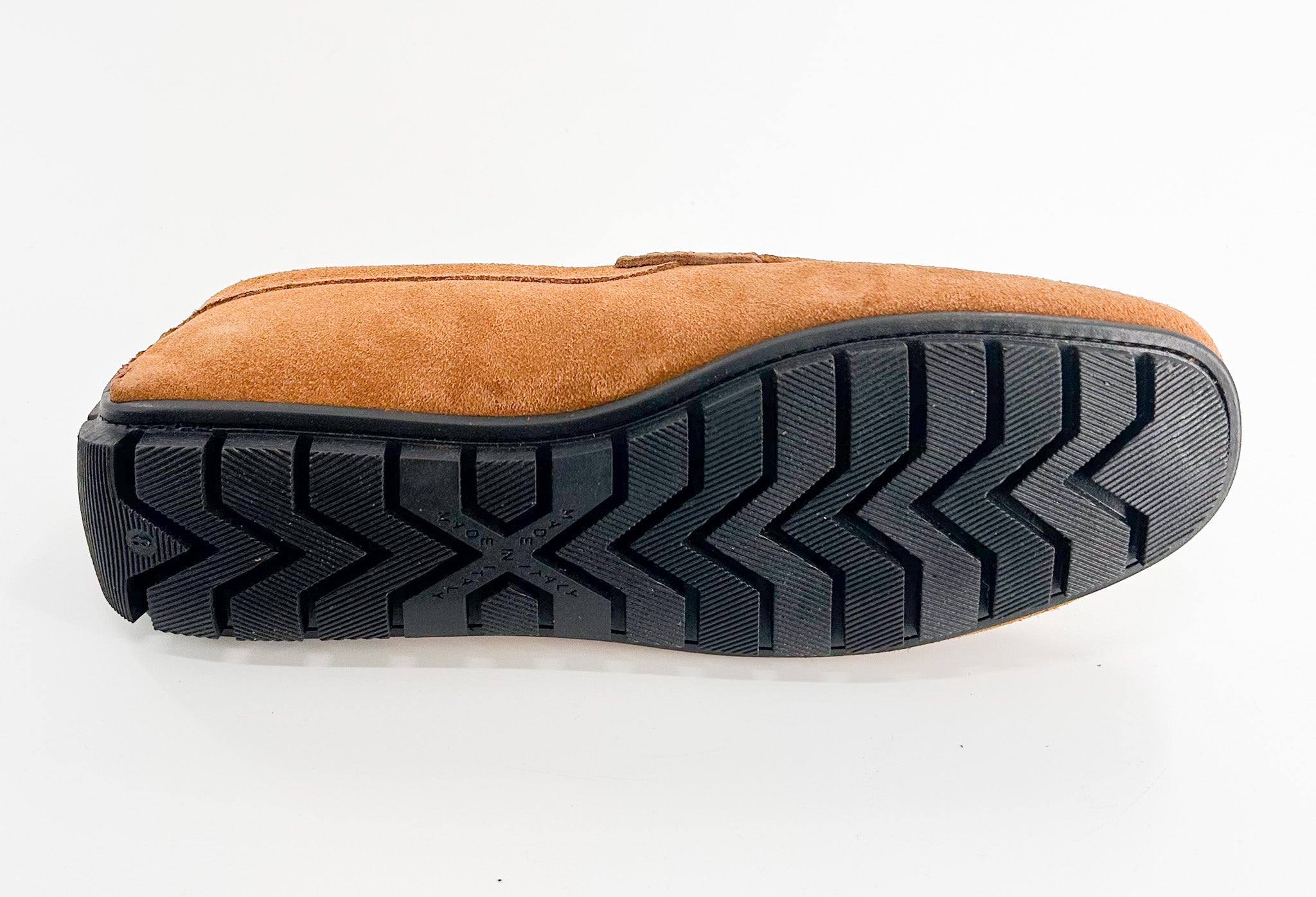 Bruno Magli Xane Congac Suede Driver Moccasin Shoes
