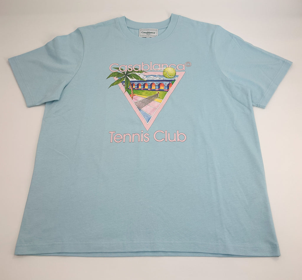Casablanca Tennis Club Icon Screen Printed T-Shirt