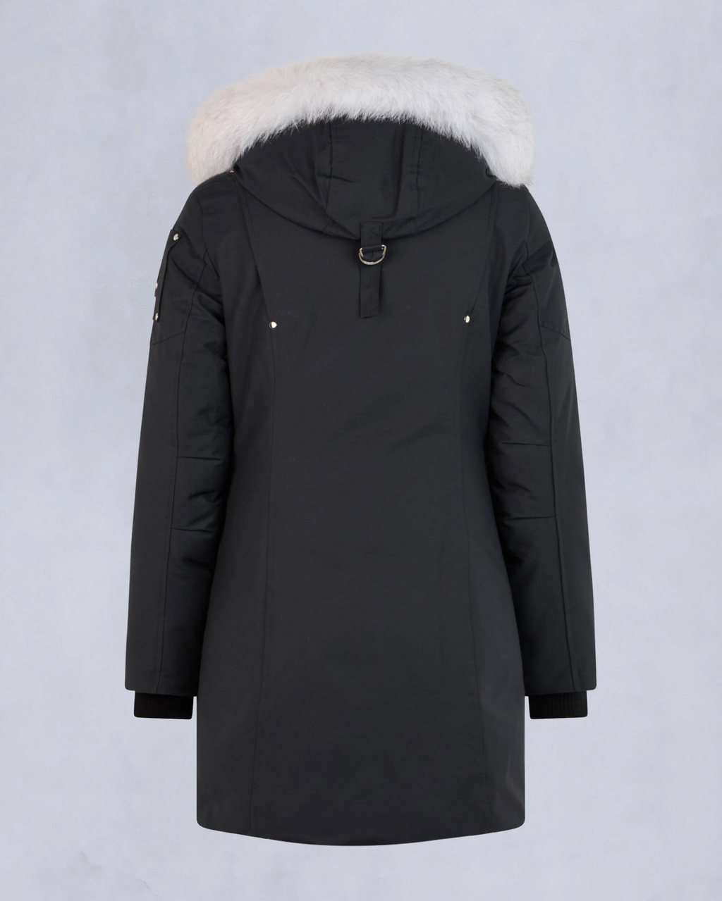 Moose Knuckles Women's Classic Core Fur Parka in Blue – Size L