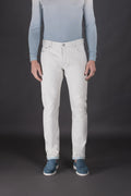 Moorer Pavel 55 Azzurro Cotton Tapered Denim Jeans