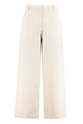 Max Mara Women's Nereo Tailored Trousers in Ecru – Size 42