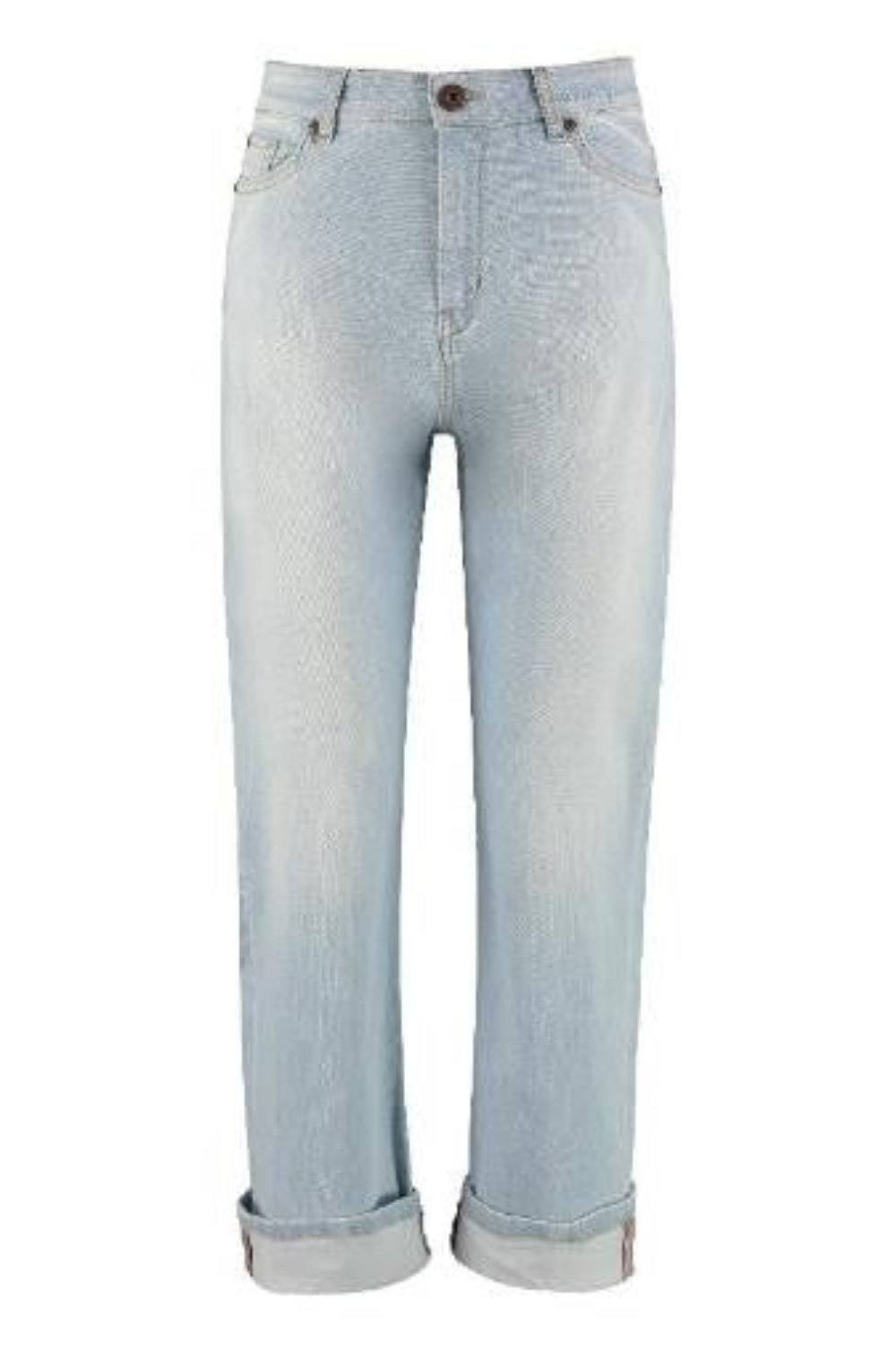 Max Mara Women's Olea Tailored Denim Jeans in Light Indigo – Size 40