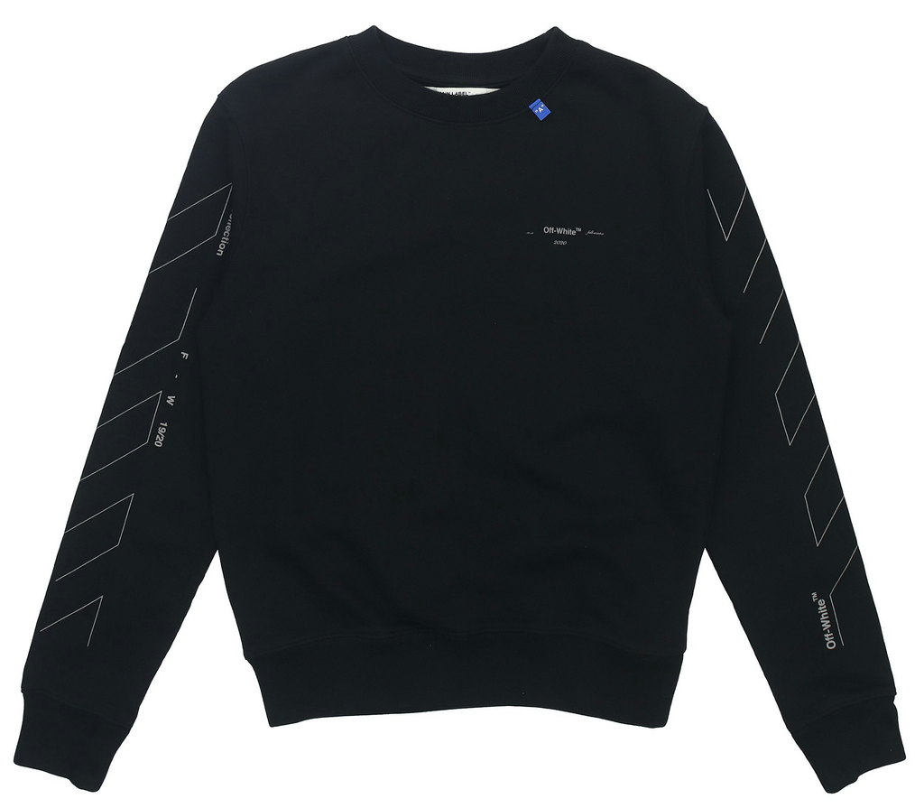 Off-White Men's Graphic Sweatshirt in Black – Size XL