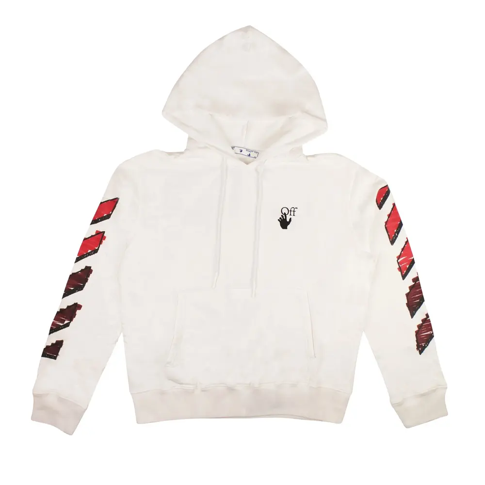 Off-White Men's Signature Graphic Sweatshirt in White – Size M