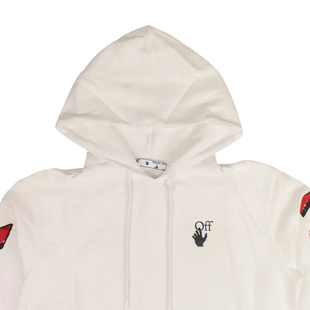 Off-White Men's Signature Graphic Sweatshirt in White – Size M