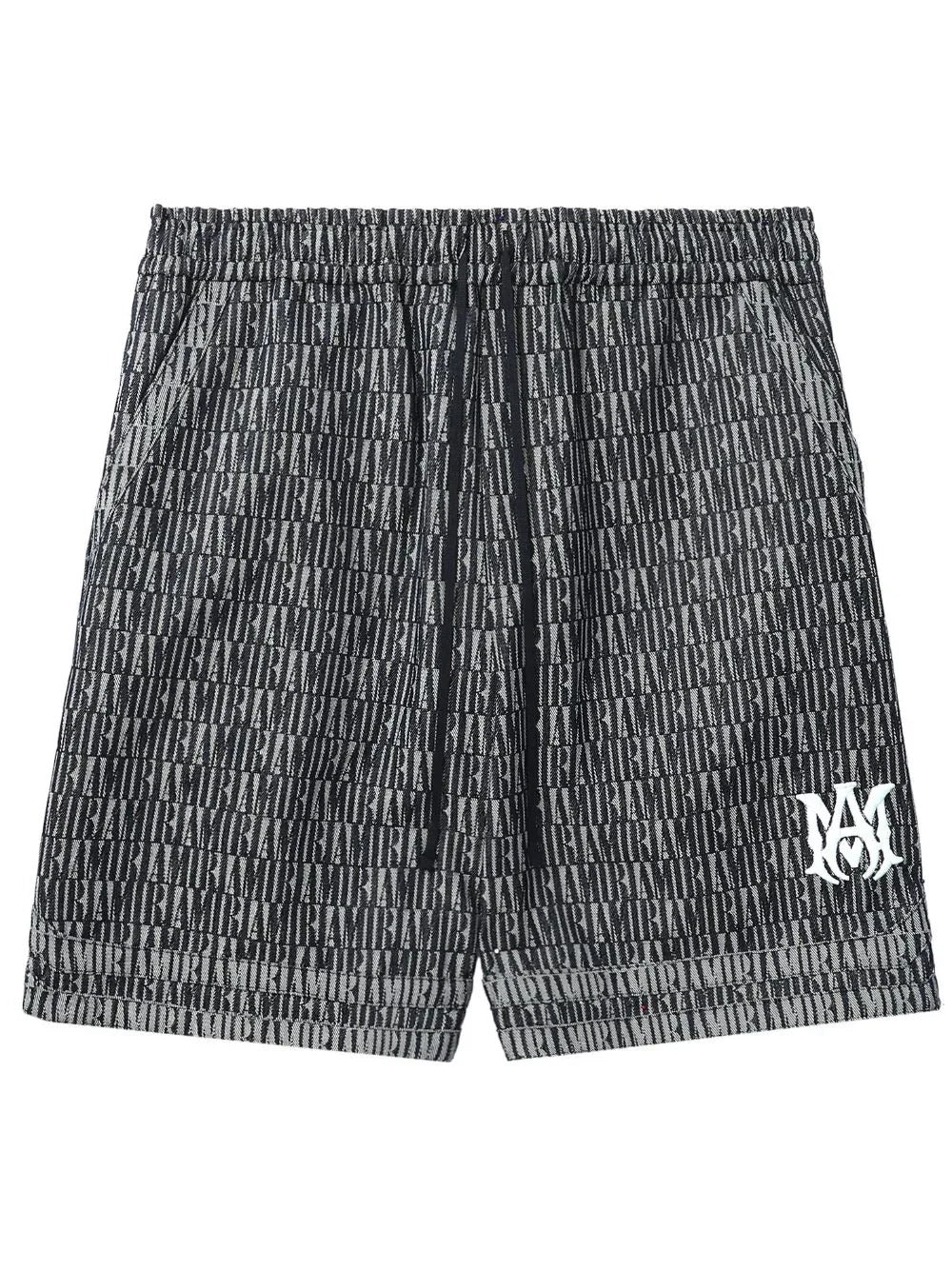 Amiri Men's Washed Indigo Jacquard BB Shorts