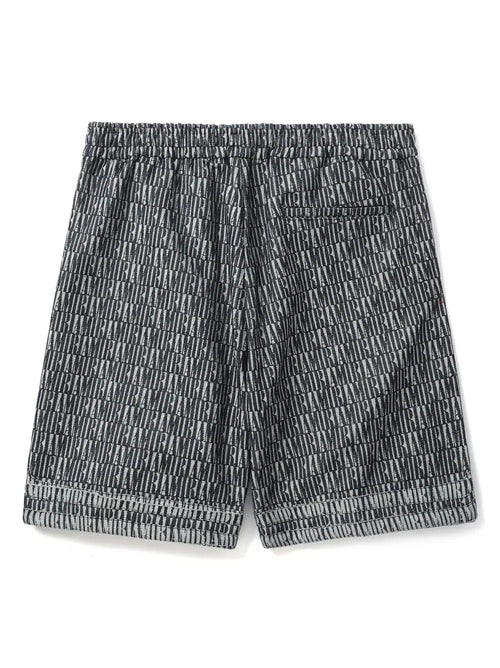 Amiri Men's Washed Indigo Jacquard BB Shorts
