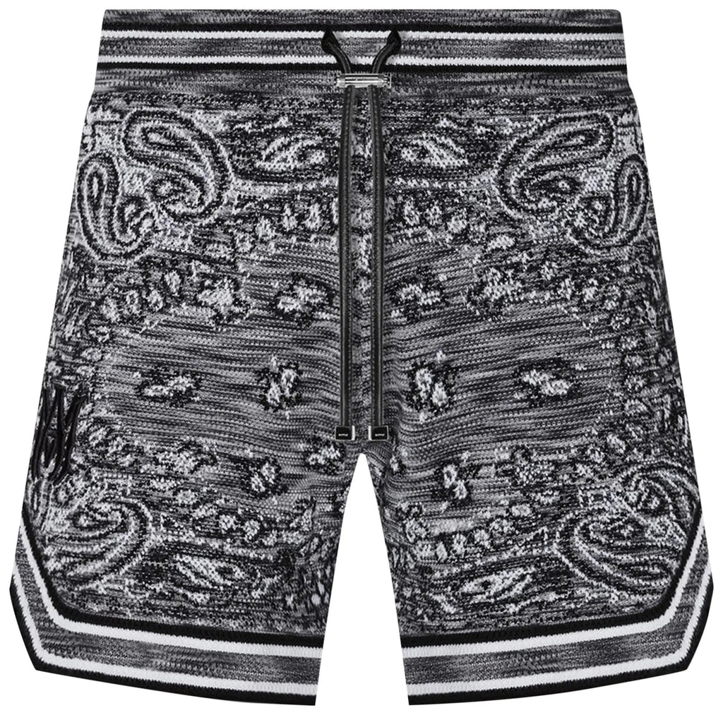 Amiri Men's Black Space Dye Bandana Shorts