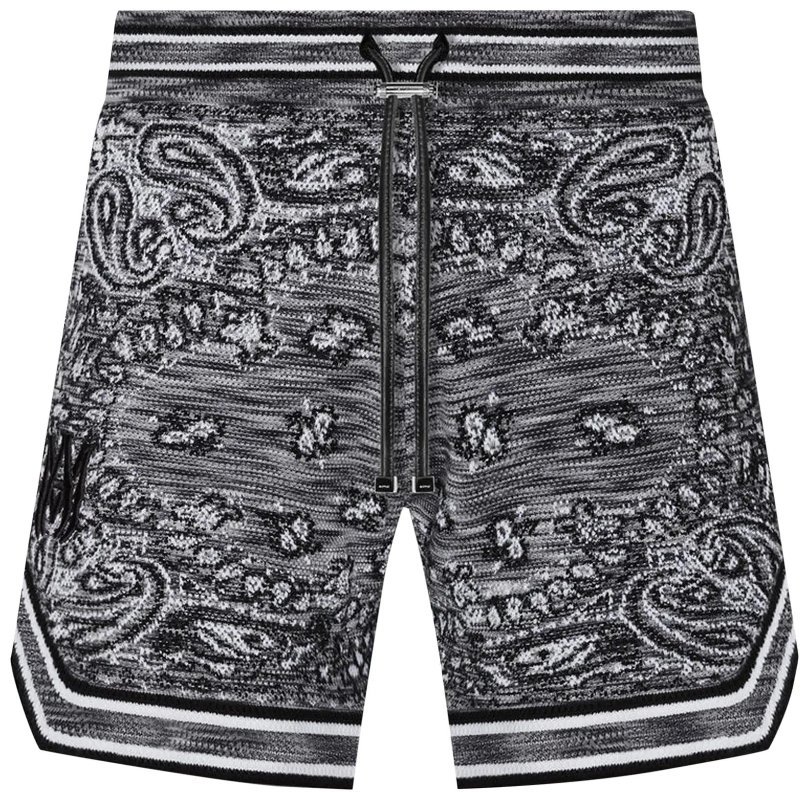 Amiri Men's Black Space Dye Bandana Shorts
