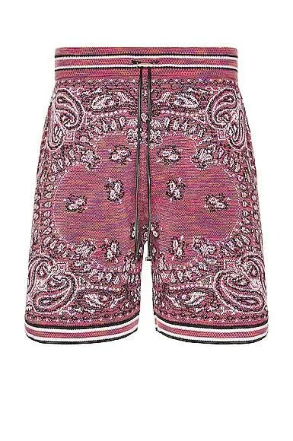 Amiri Men's Purple Space Dye Bandana Shorts
