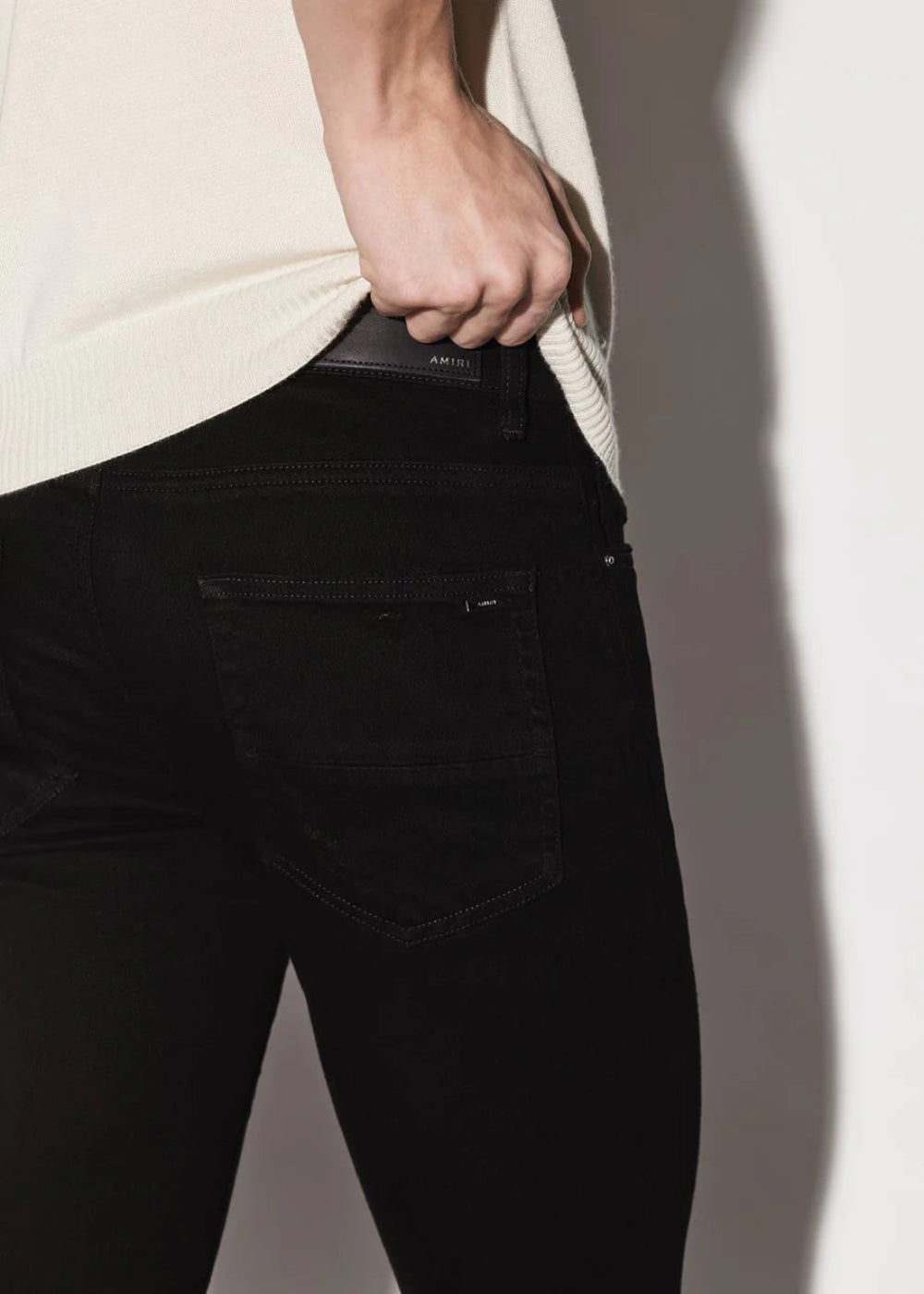 Amiri Broken Denim Jeans - Aged Black