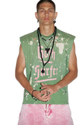 Dsquared2 Men's Goth Foam Cotton Jersey Tank Top - Light Green