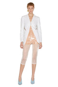 Dsquared2 Women's Disco Sequin Playsuit - Sand