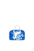 Dsquared2 Men's Coated Technical Fabric Duffle Bag - Blue/White