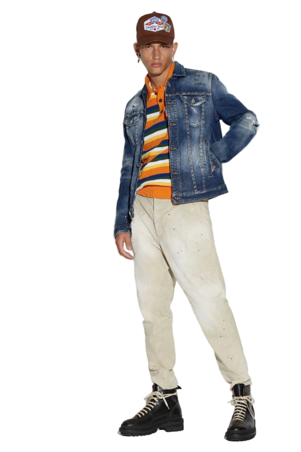 Dsquared2 Men's D2 Surfboard New Dan Chino Pants - Stone