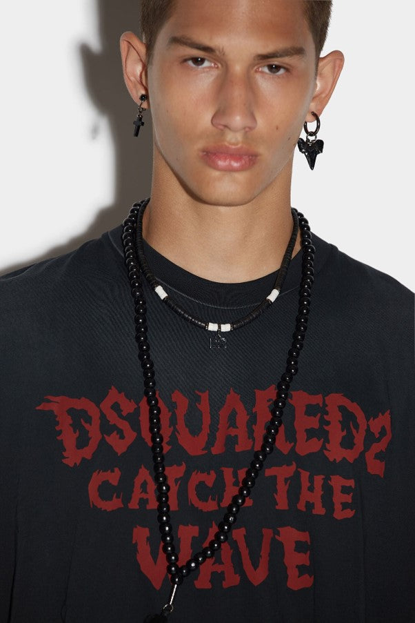 Dsquared2 Men's D2 Catch The Wave Light Cotton Jersey Tank Top - Black