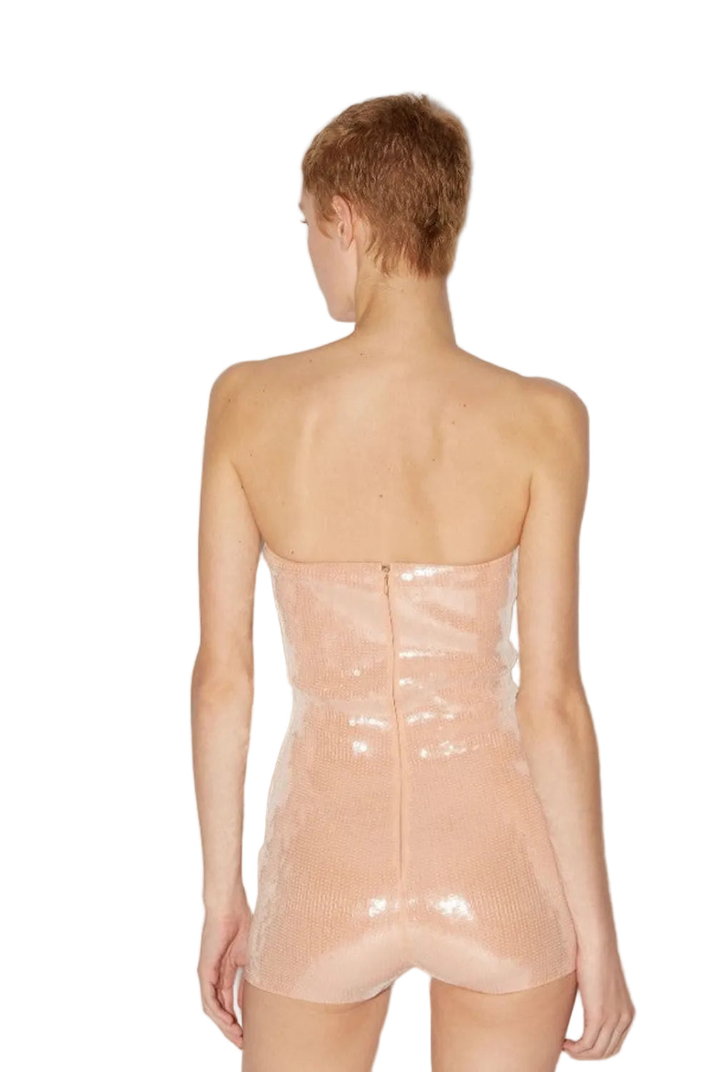 Dsquared2 Women's Disco Sequin Playsuit - Sand
