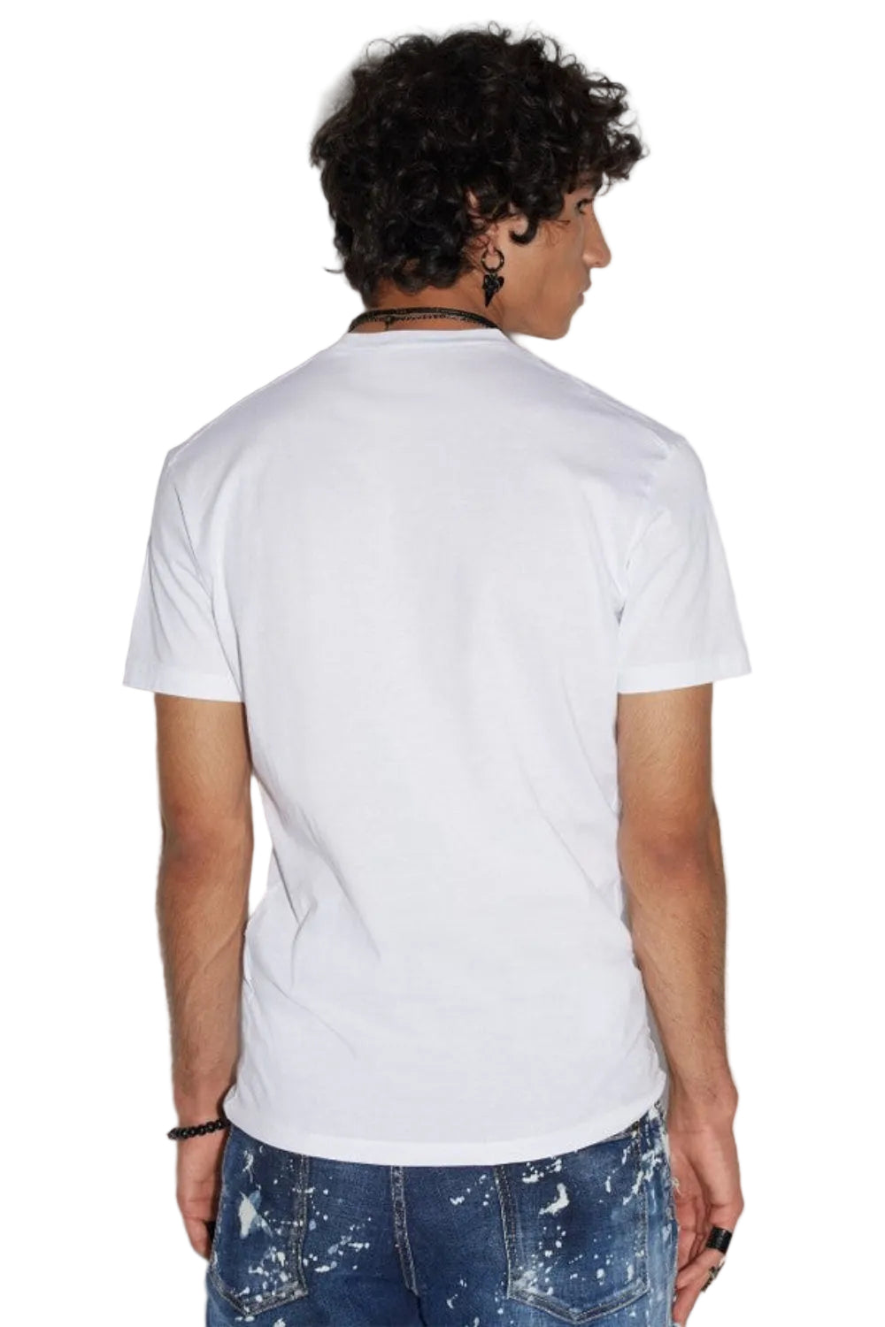 Dsquared2 Men's 6495 DSQ2 Cool Cotton Jersey T-Shirt - White