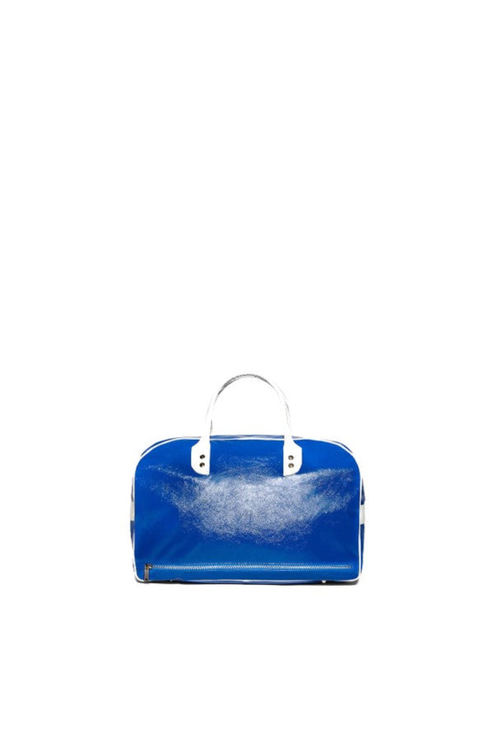 Dsquared2 Men's Coated Technical Fabric Duffle Bag - Blue/White