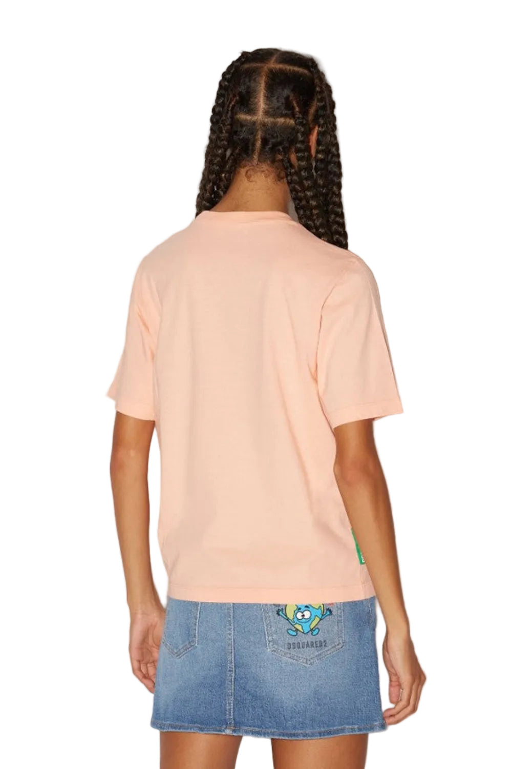 Dsquared2 Women's OLOP Easy Organic Cotton Jersey T-Shirt - Dusty Apricot