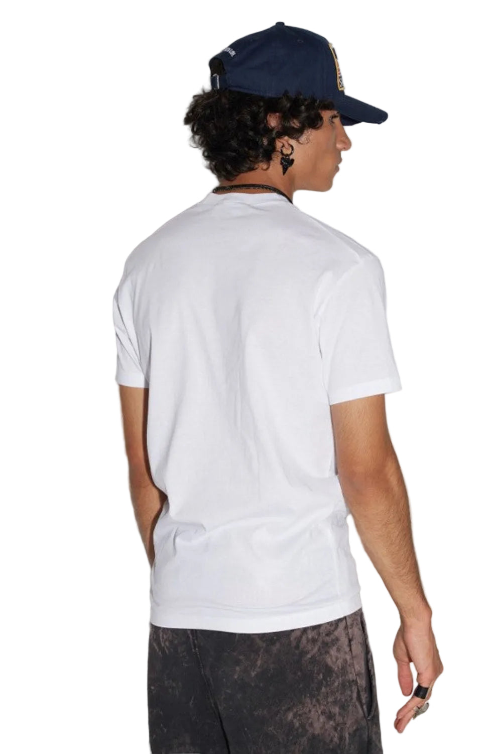 Dsquared2 Men's D2 Goth Surfer Cotton Jersey T-Shirt - White