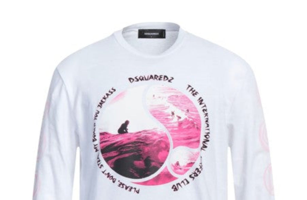 Dsquared2 Men's Over Surf Fit Japanese Cotton Jersey T-Shirt - White