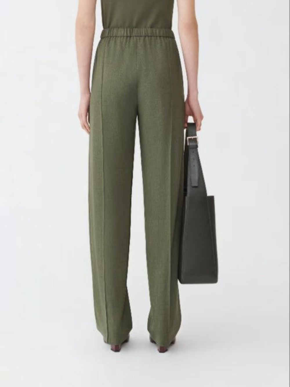 Fabiana Filippi Bistretch Wool Jogging Fit Trousers - Green