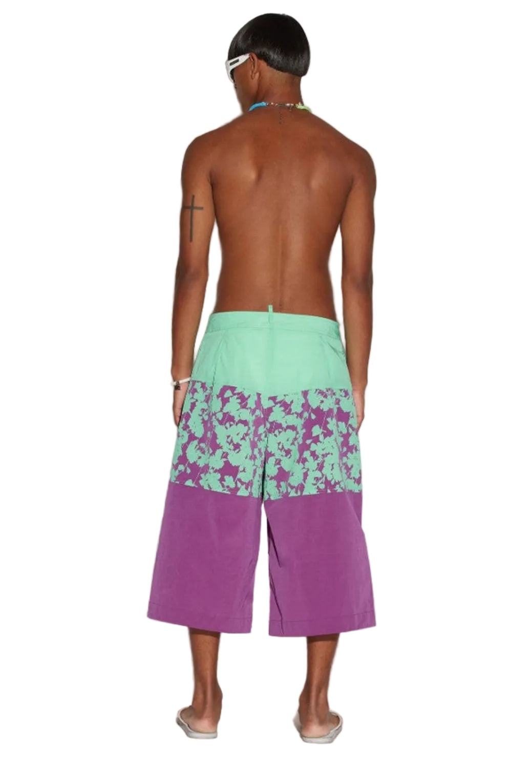 Dsquared2 Men's Swim Boxer - Purple/Mint