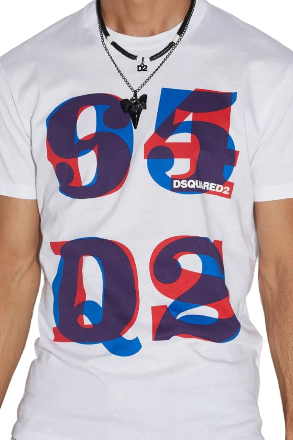 Dsquared2 Men's 6495 DSQ2 Cool Cotton Jersey T-Shirt - White