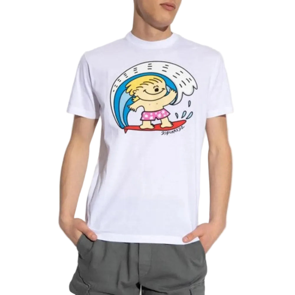 Dsquared2 Men's Cool Fit Cotton Jersey T-Shirt - White