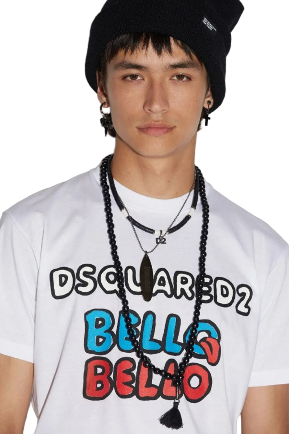 Dsquared2 Men's D2 Bello Bello Cotton Jersey T-Shirt - White