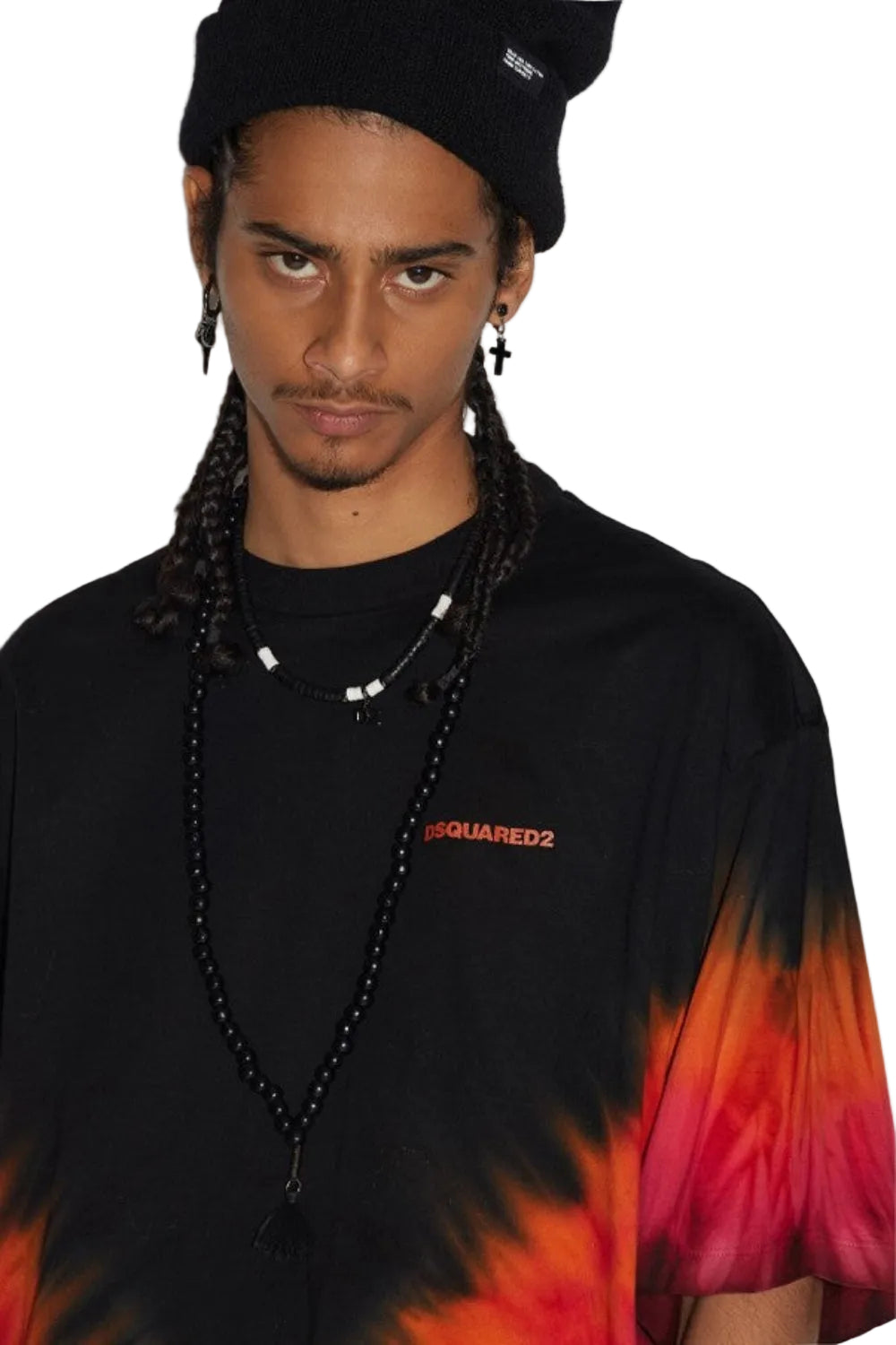 Dsquared2 Men's D2 Flame Drop Cotton Jersey T-Shirt - Col. 966A