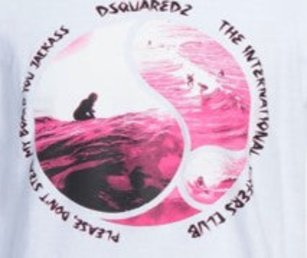 Dsquared2 Men's Over Surf Fit Japanese Cotton Jersey T-Shirt - White