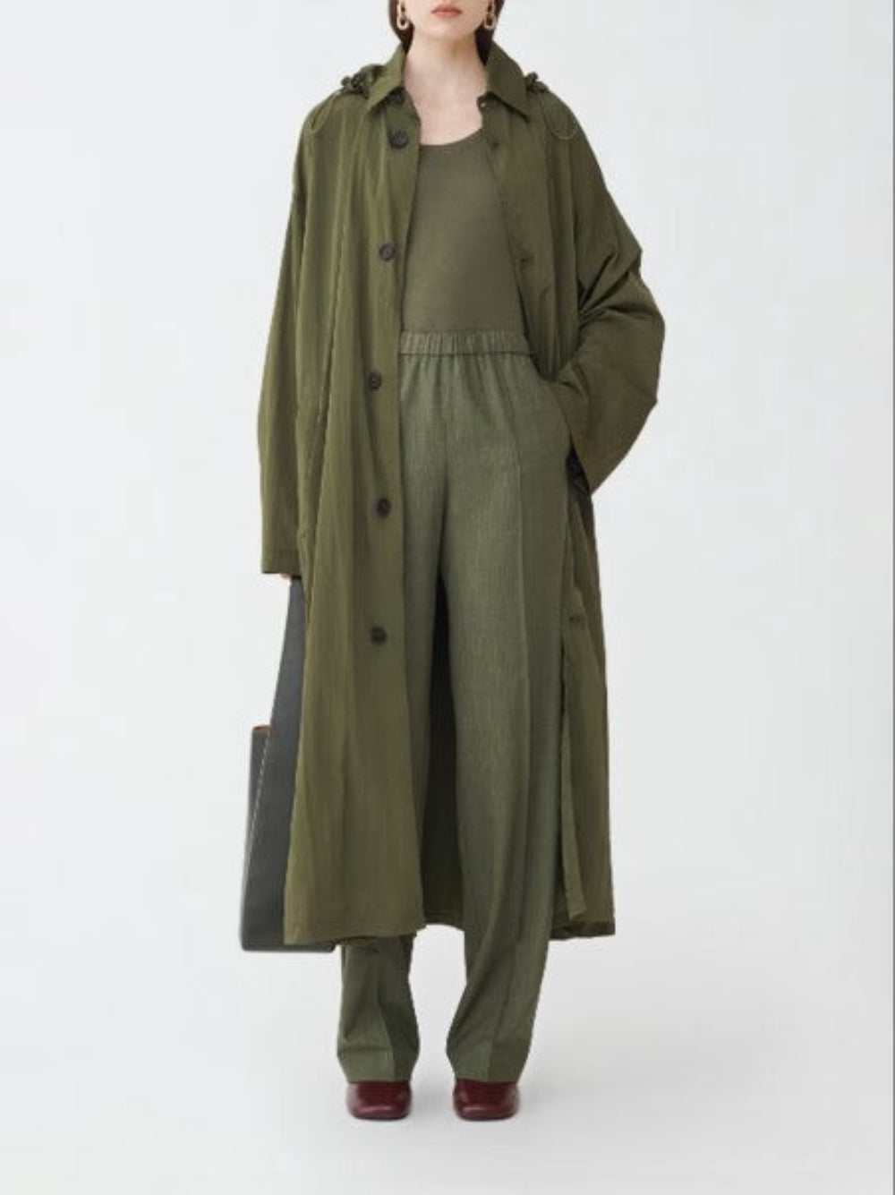 Fabiana Filippi Bistretch Wool Jogging Fit Trousers - Green