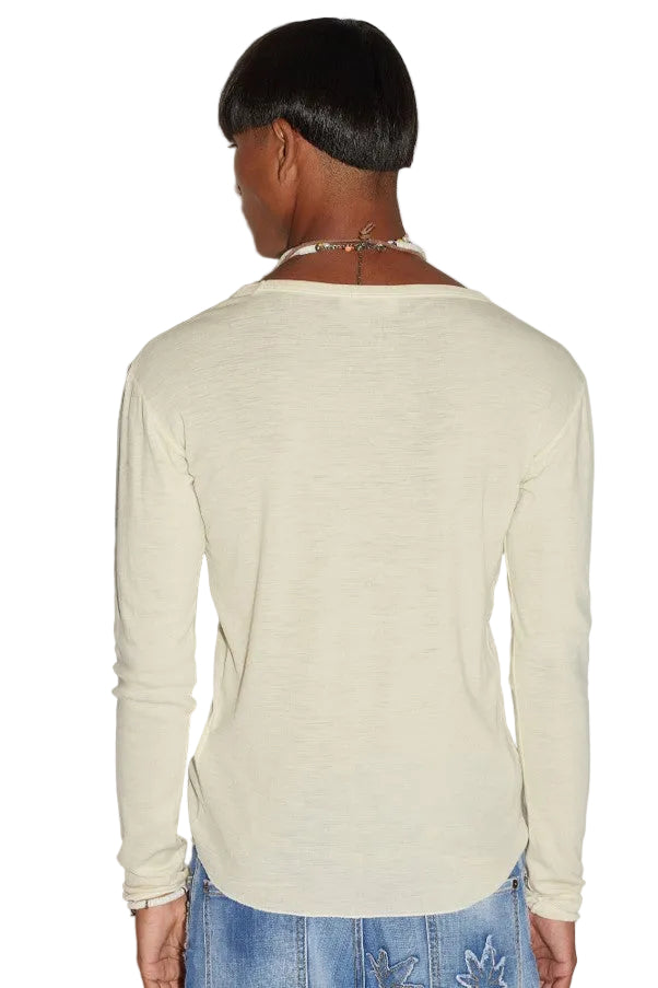 Dsquared2 Men's Wool Jersey T-Shirt - Milk