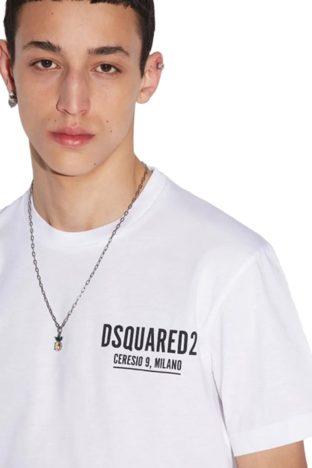 Dsquared2 Men's Mini Ceresio9 Cotton Jersey T-Shirt - White